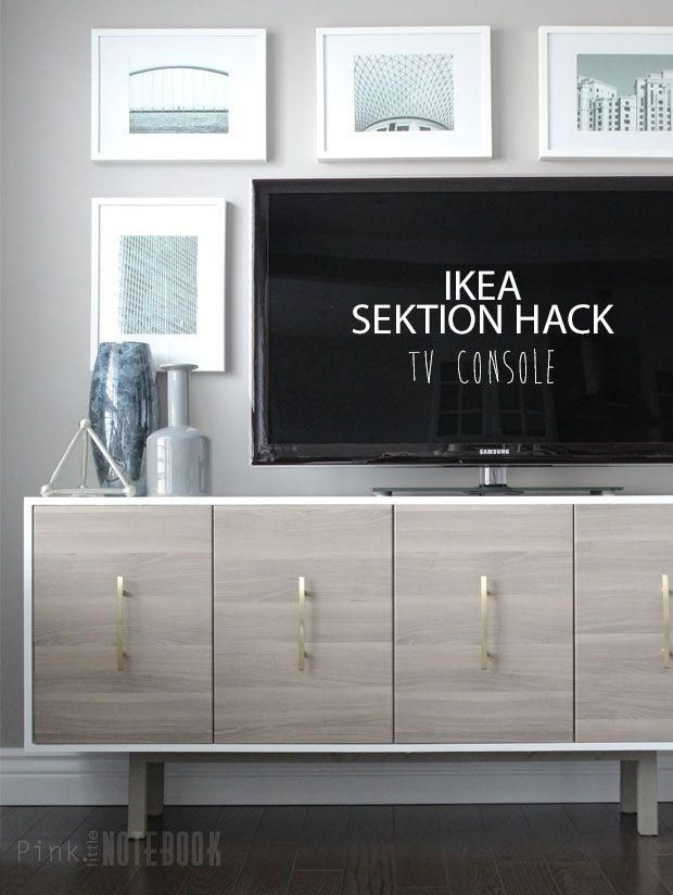 Ikea Sektion Hack: Tv Console | Consoles, Tvs And Ikea Hack For Most Current Tv Console Table Ikea (View 19 of 20)