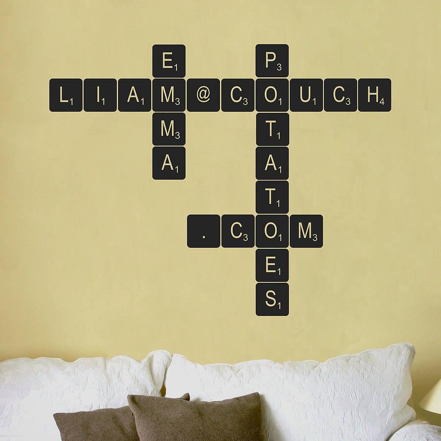 Featured Photo of 20 Best Scrabble Letter Wall Art