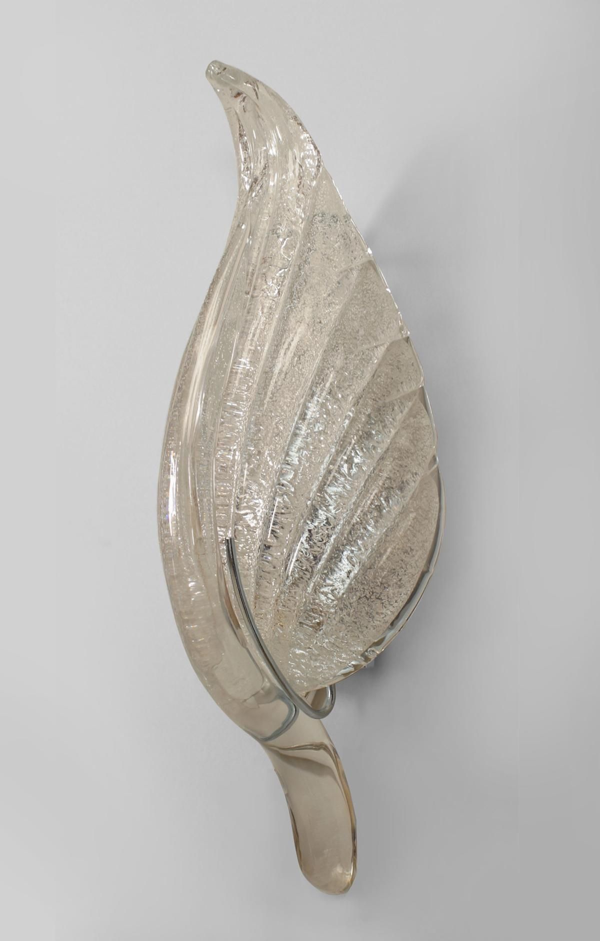 Light : Modern Wall Sconces Exterior Wall Sconce Glass Sconce With Italian Glass Wall Art (Photo 11 of 20)