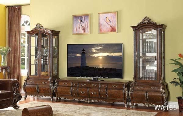 Luxury Royal 2m Antique Wooden Tv Stand Wa165 – Buy Marble Tv Pertaining To Most Popular Luxury Tv Stands (Photo 4138 of 7825)