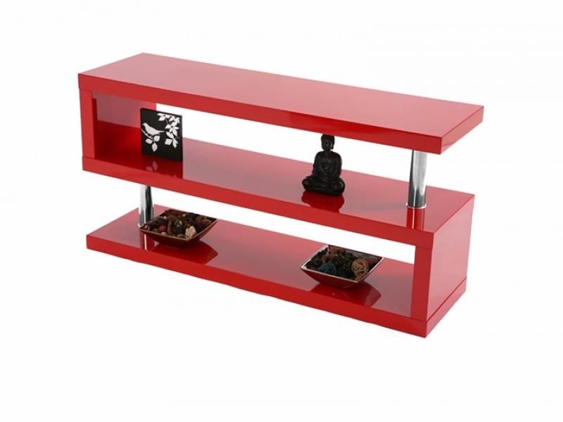 Miami High Gloss Modern Grey Tv Stand With Regard To Most Current Black And Red Tv Stands (View 4 of 20)