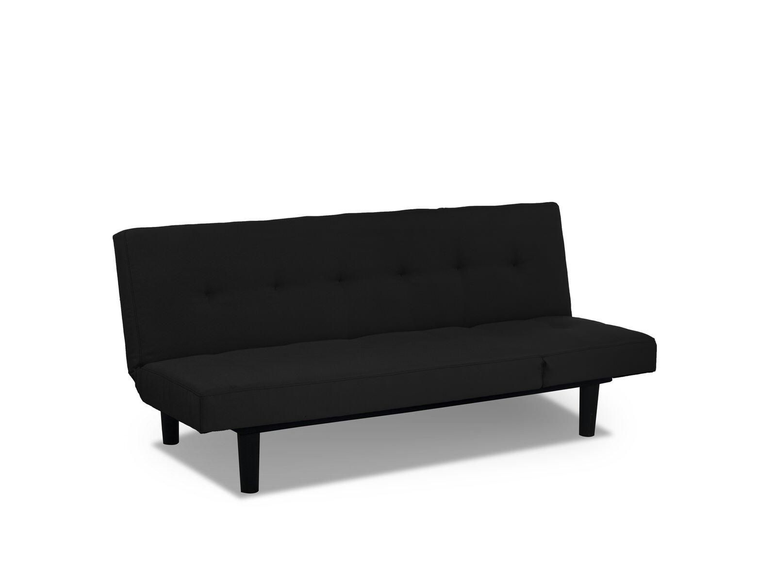 Mini Lounger Convertible Sofa Bed Blackserta / Lifestyle Intended For Mini Sofa Beds (Photo 17 of 20)