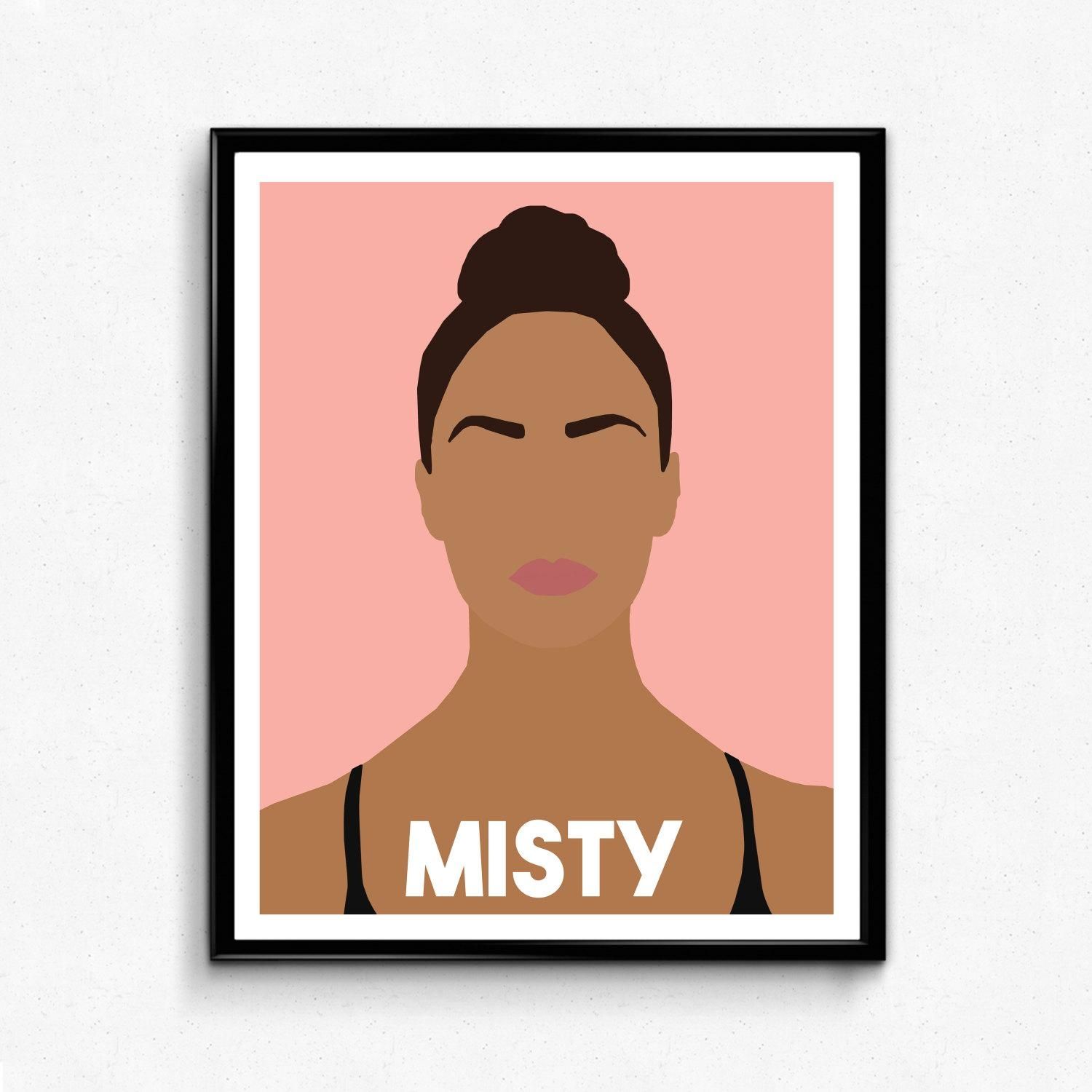 Misty Copeland Feminist Poster Feminist Wall Art Decor Intended For Feminist Wall Art (Photo 1 of 20)