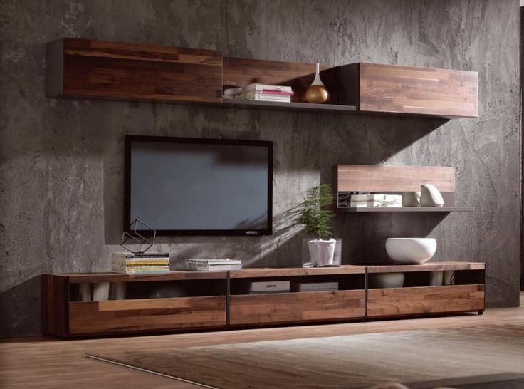 Modern Simple Tv Stand,walnut Wood Veneer Tv Cabinet – Buy Tv Throughout Recent Modern Wooden Tv Stands (Photo 5205 of 7825)