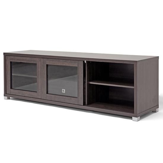 Modern Tv Stands With Storage Intended For Most Popular Tv Cabinets With Glass Doors (Photo 4000 of 7825)