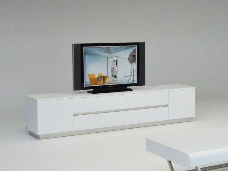 Modern White Tv Console #525 In Latest Modern White Lacquer Tv Stands (View 1 of 20)