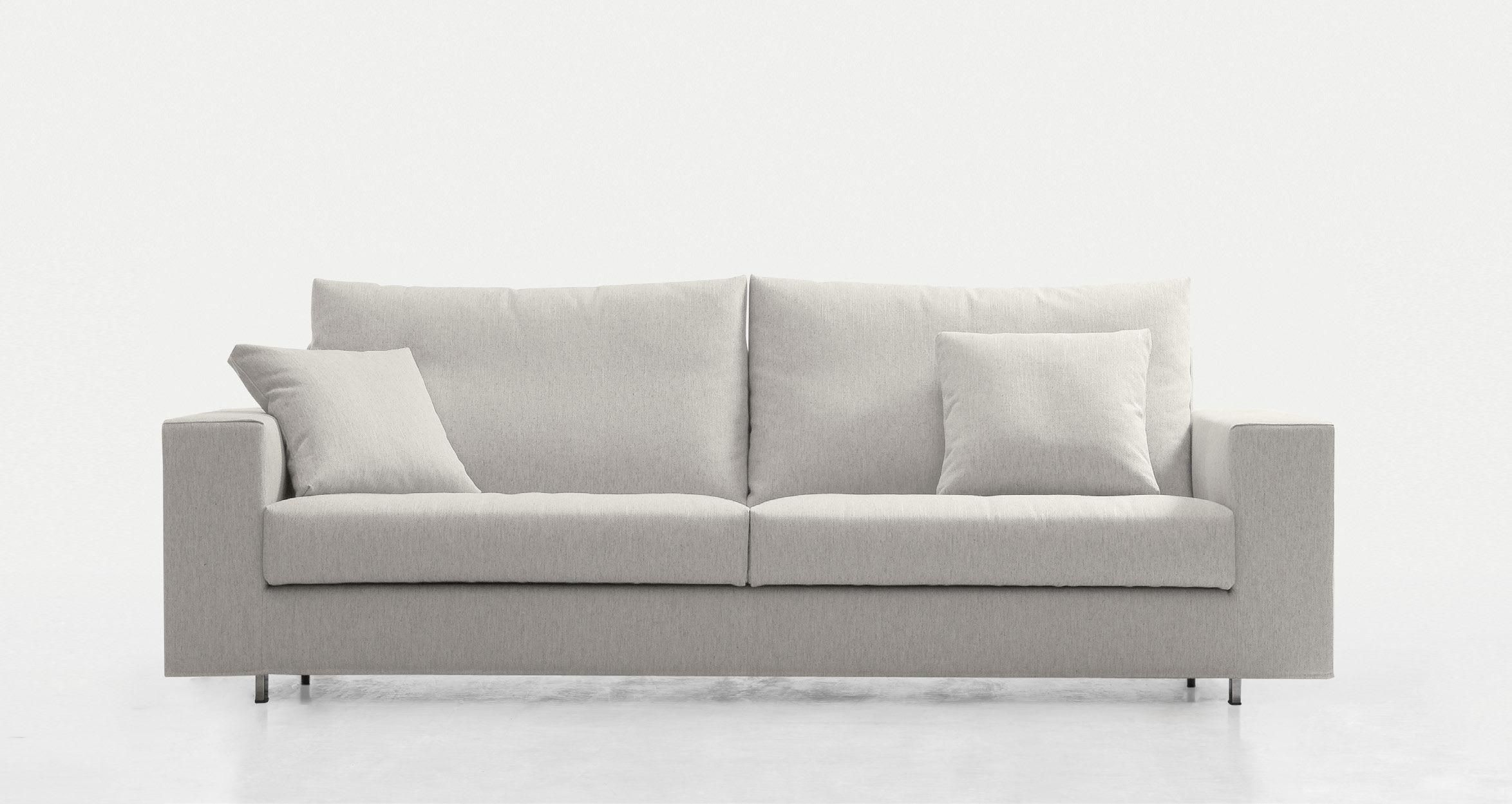 Modular Sofa / Contemporary / Fabric / White – Store – Joquer With White Fabric Sofas (Photo 19 of 20)