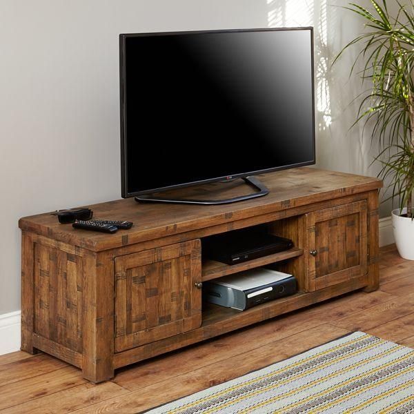 Oak Tv Stand | Heyford Rough Sawn From Big Blu With Regard To Most Up To Date Rustic Oak Tv Stands (Photo 3743 of 7825)