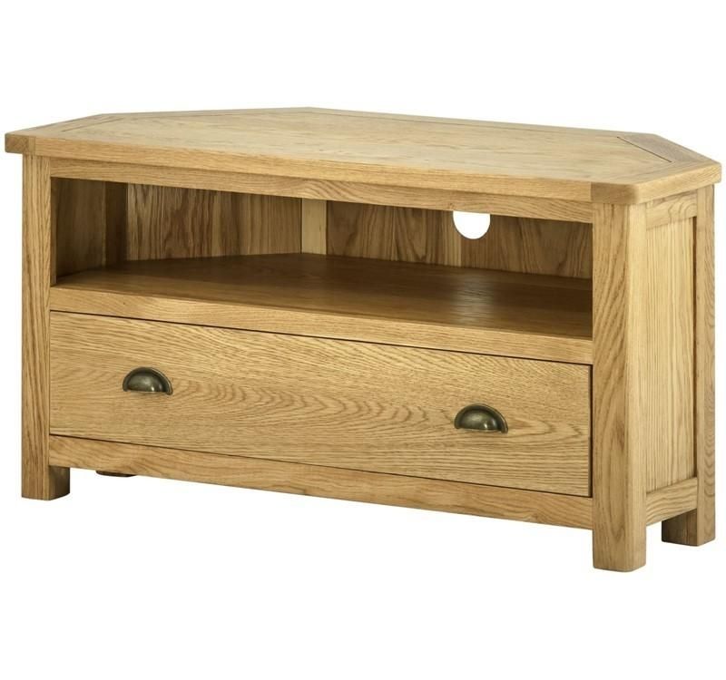 Oak Tv Units | Media Cabinet | Dvd Storage | Audio Furniture Devon Inside Most Up To Date Small Oak Tv Cabinets (Photo 5425 of 7825)