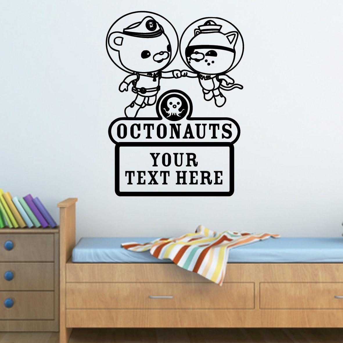 Octonauts Personalised Vinyl Wall Art Sticker, Decal [301085460348 With Regard To Octonauts Wall Art (Photo 1 of 17)