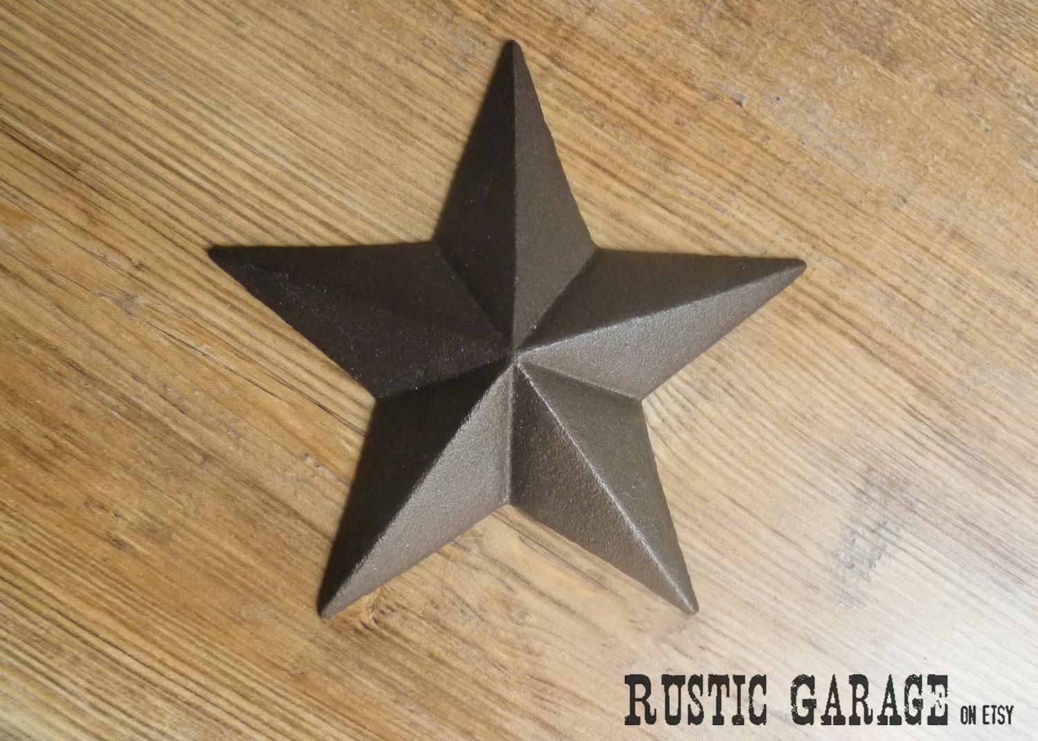 Oil Rubbed Bronze Handpainted Cast Iron Texas Star Wall Within Texas Star Wall Art (Photo 17 of 20)