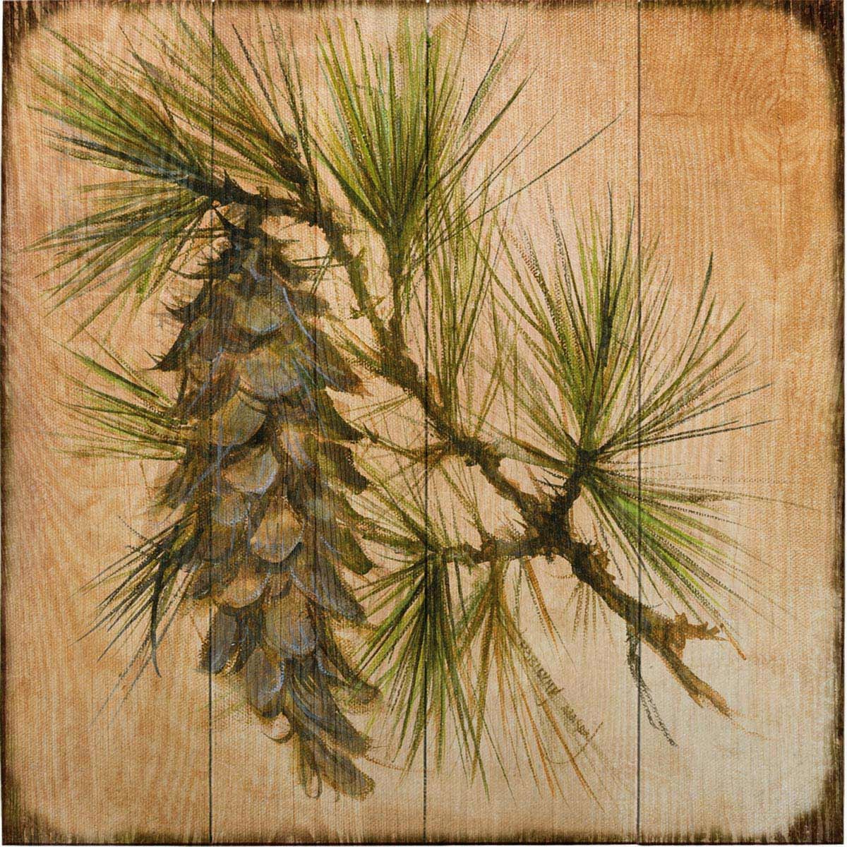 Pinecone I Wood Wall Art Regarding Pine Cone Wall Art (View 12 of 20)