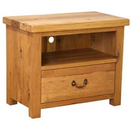 Plantation Oak" Small Tv Cabinet Pertaining To Most Up To Date Small Oak Tv Cabinets (View 10 of 20)