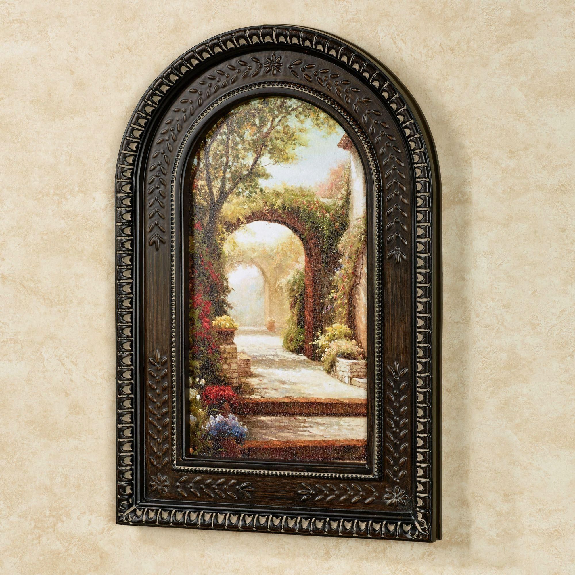 Pomeriggio Arched Framed Wall Art Within Italian Wall Art (View 10 of 20)