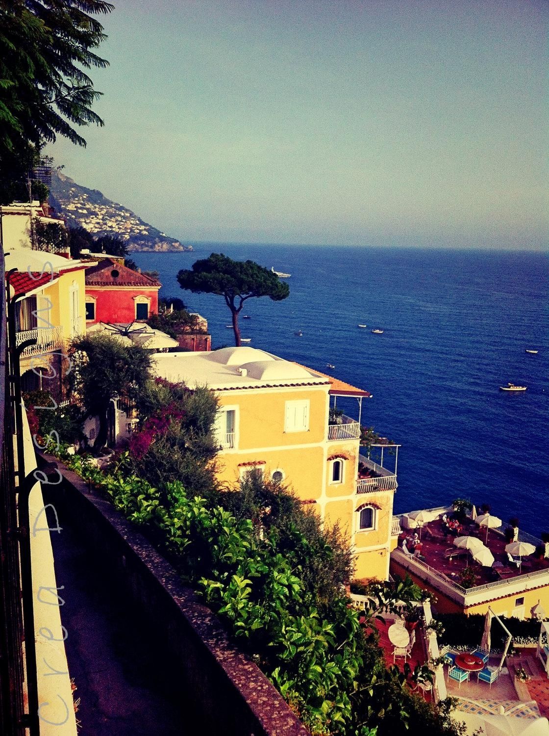 Positano Travel Photography – Amalfi Coast – Wall Art – Home Decor Intended For Italian Coast Wall Art (View 13 of 20)