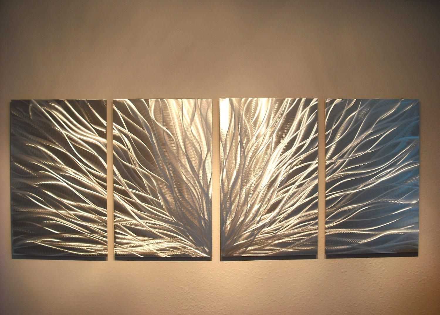 Radiance – Abstract Metal Wall Art Contemporary Modern Decor With Metal Art For Wall Hangings (Photo 1 of 20)