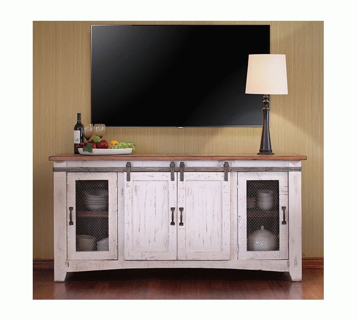 Rustic Antique Painted Tv Stands For Most Up To Date Rustic White Tv Stands (View 4 of 20)