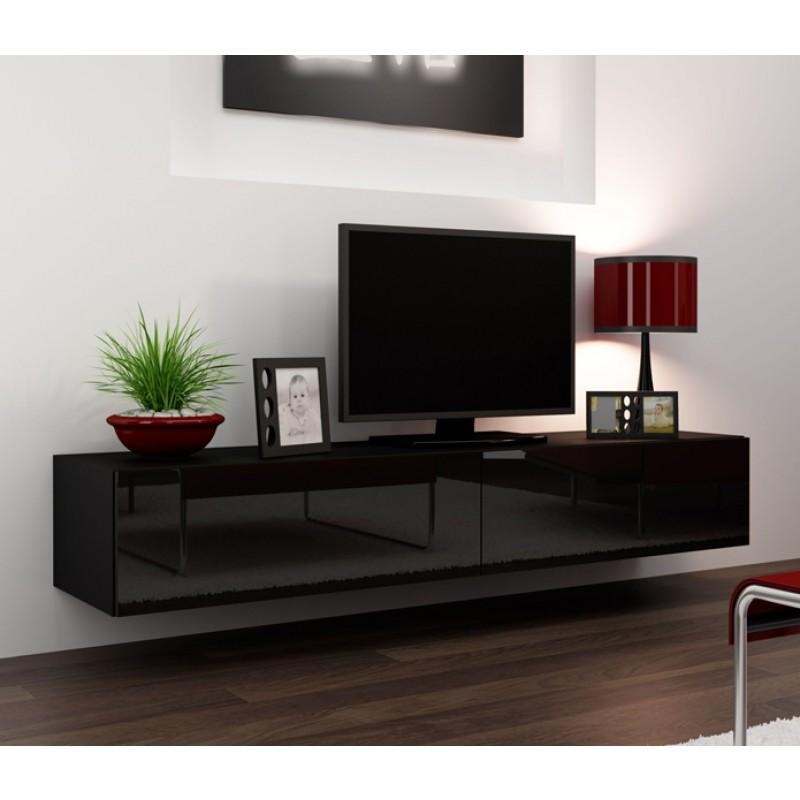 Featured Photo of 2024 Best of Black Gloss Tv Units