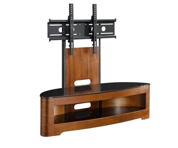 Seemly Felix Cantilever Tv Stand Walnut Black Loading Zoom Felix With Regard To Recent Cantilever Tv Stands (View 3 of 20)