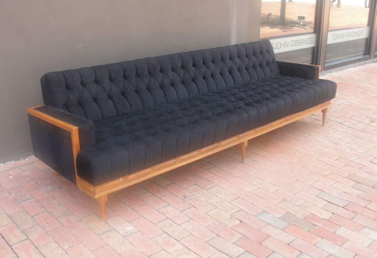 Sofa : Sofas Center : Beautiful Long Primitive Black Foot Sofa Pertaining To 6 Foot Sofas (Photo 4 of 22)