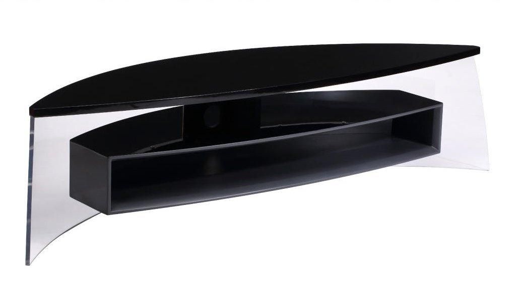 Techlink Ac150Bsg Tv Stands With Regard To Newest Curve Tv Stands (View 15 of 20)