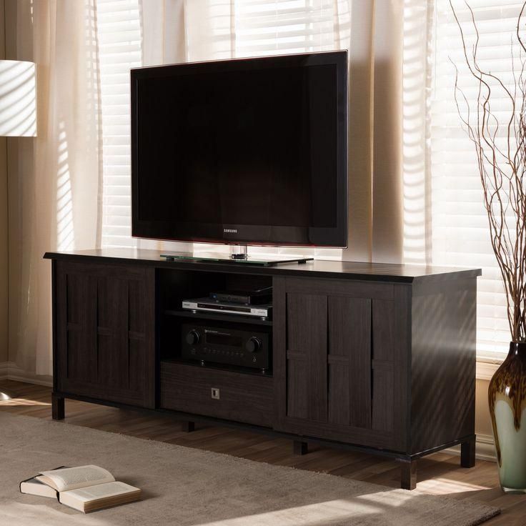 The 25+ Best Dark Wood Tv Stand Ideas On Pinterest | Tvs For Dens With Regard To Recent Wenge Tv Cabinets (Photo 5005 of 7825)
