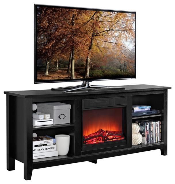 Top 10 Best Electric Fireplace Tv Stand Reviews:[2017 Guide] Regarding 2018 Square Tv Stands (Photo 5256 of 7825)