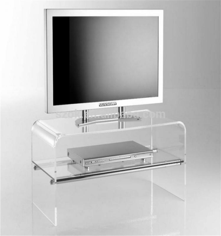 Transparent Acrylic Tv Stand Design Clear Acrylic Tv Stand Table Inside Most Up To Date Clear Acrylic Tv Stands (Photo 1 of 20)