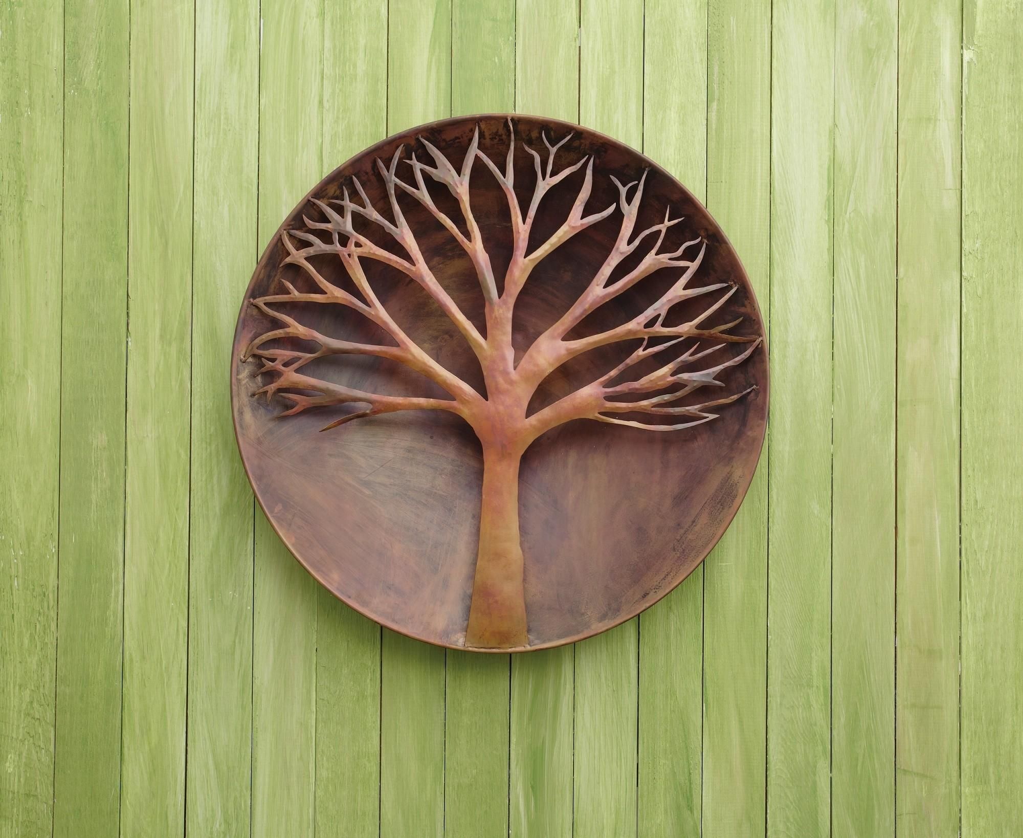 Tree Of Life Flamed Wall Art Within Metal Wall Art Outdoor Use (Photo 13 of 20)