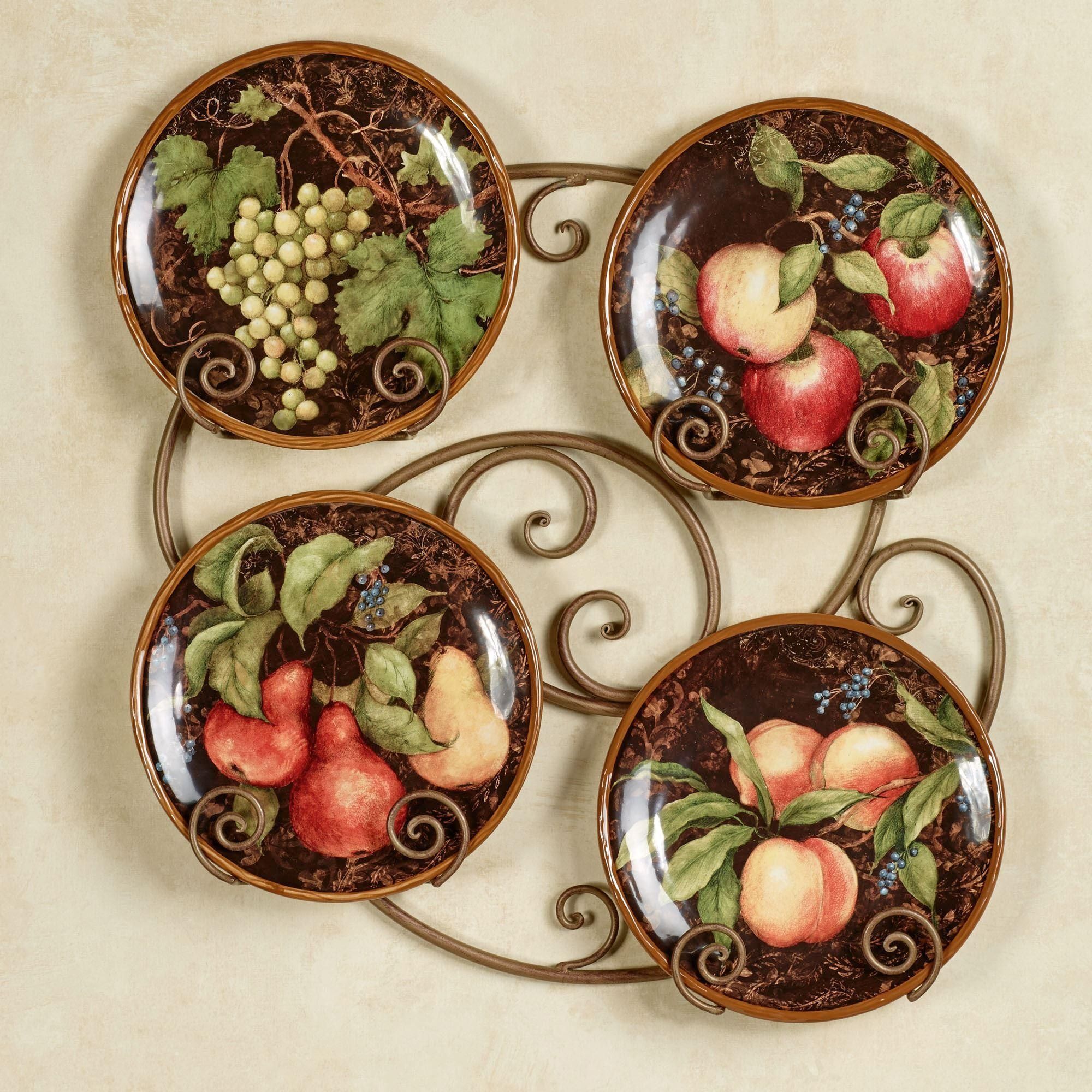 Tuscan And Italian Home Decor | Touch Of Class Regarding Midnight Italian Plates Wall Art (View 2 of 20)