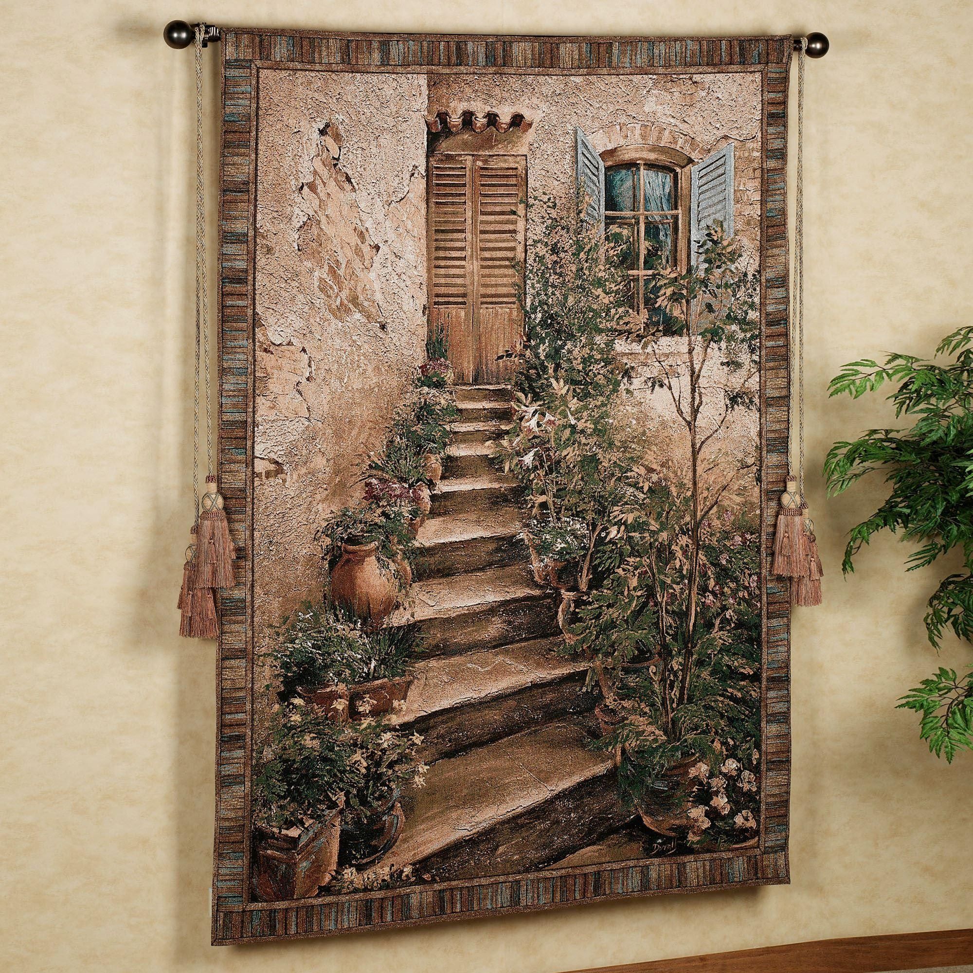 Tuscan Villa Ii Wall Tapestry For Framed Italian Wall Art (Photo 16 of 20)
