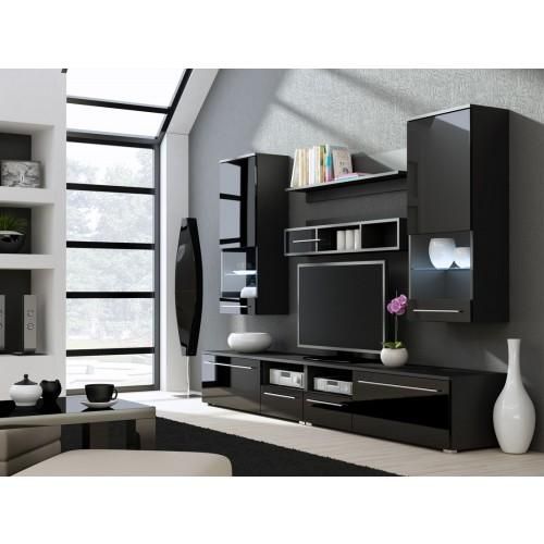 Tv Unit Storage – Living Room Modern Wall Units : High Gloss Throughout Most Up To Date Black Gloss Tv Wall Unit (Photo 3613 of 7825)
