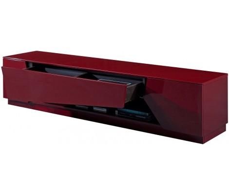 Tv125 Modern Tv Stand In Red High Gloss Finishj&m Furniture Intended For Latest Red Modern Tv Stands (View 9 of 20)