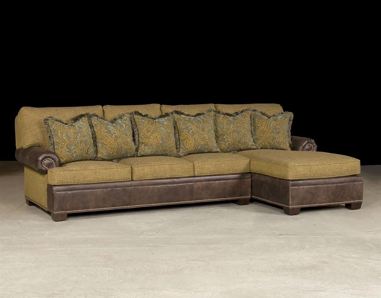 Vintage Leather Sectional With Chaise | : Decorate For Leather With Regard To Vintage Leather Sectional Sofas (View 3 of 20)