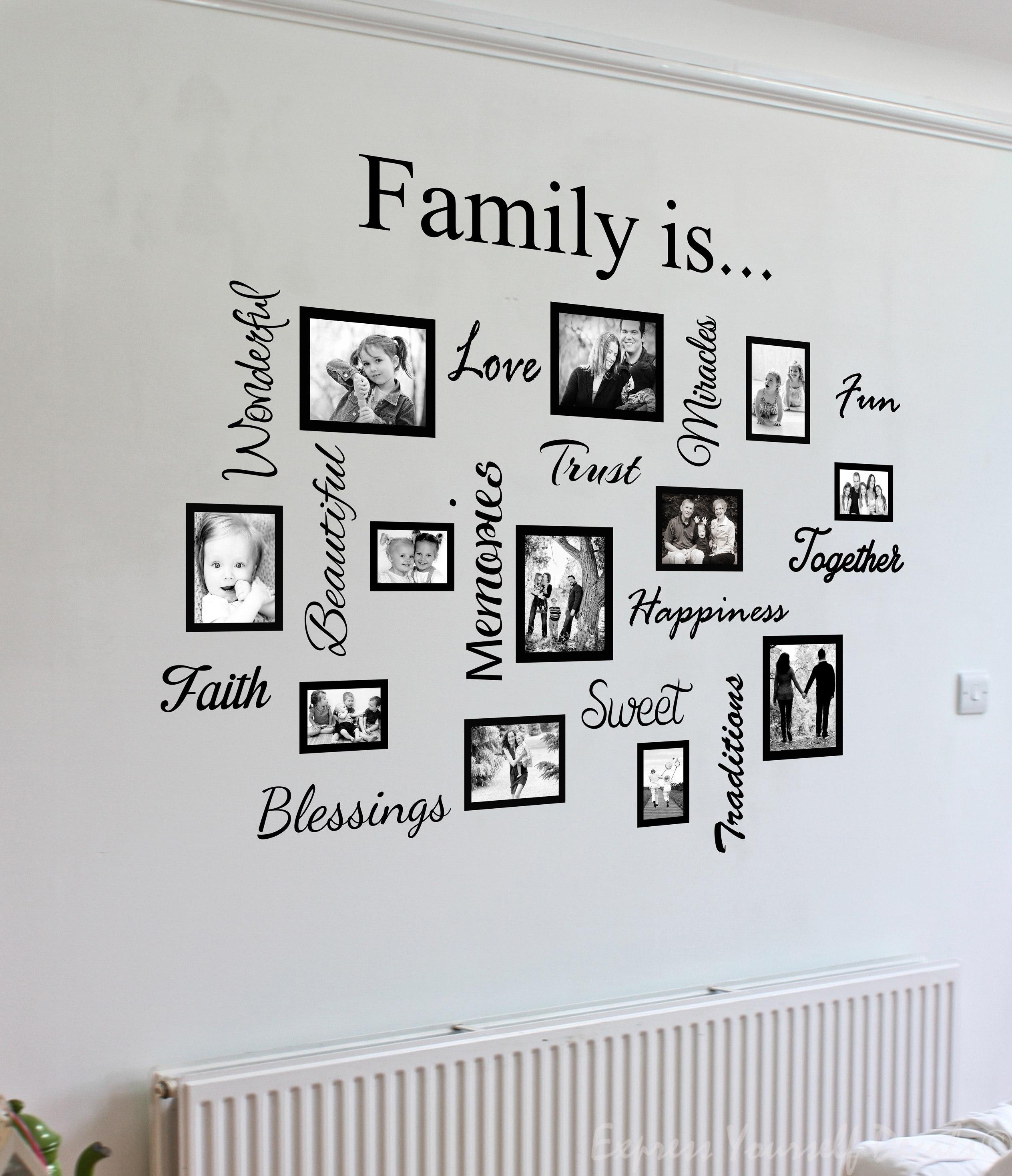 Featured Photo of 20 Best Collection of Family Wall Art Picture Frames