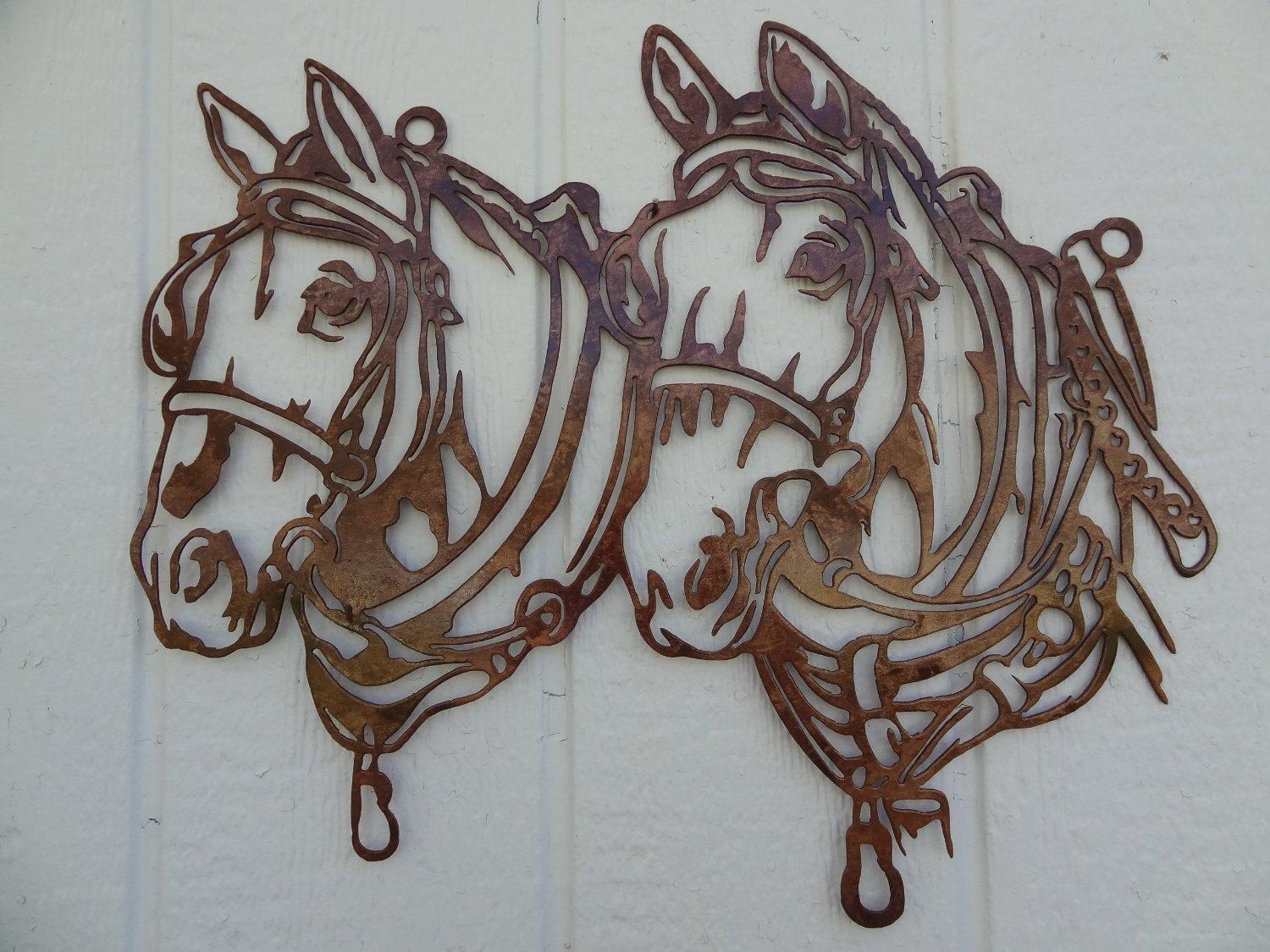 Wall Art Ideas Design : Horse Head Metal Wall Art Designs Home Inside Metal Animal Heads Wall Art (Photo 1 of 20)