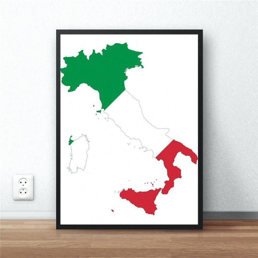Wall Ideas: Cafe Wall Art. Cafe Metal Wall Art. Cafe Street Canvas Intended For Italian Flag Wall Art (Photo 10 of 20)