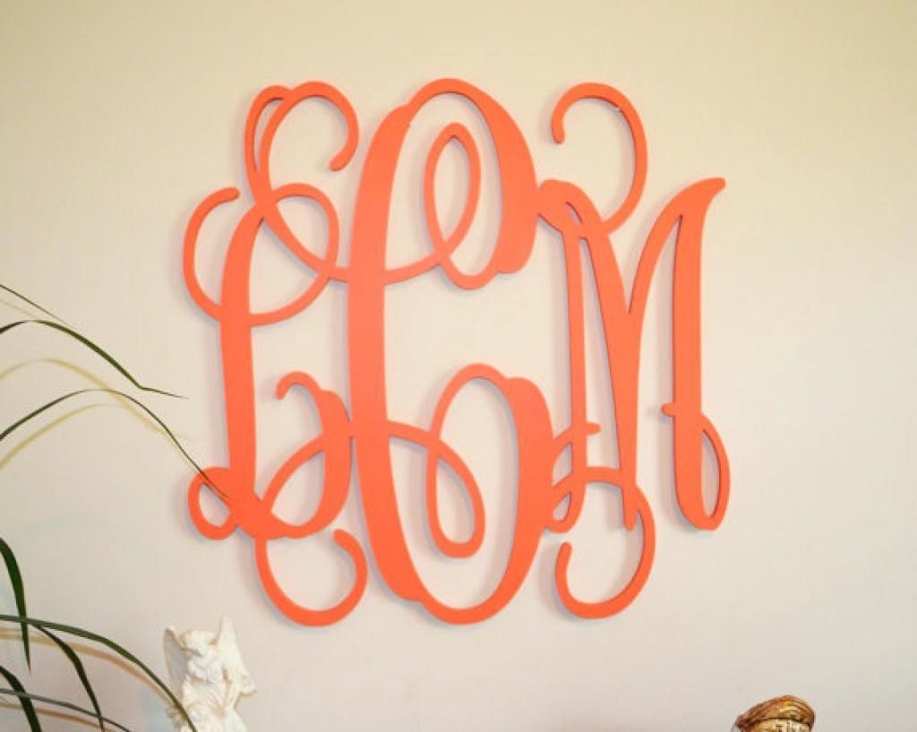 Wall Ideas : Decorative Letters For Wall Australia Decorative Intended For Decorative Initials Wall Art (Photo 7 of 20)