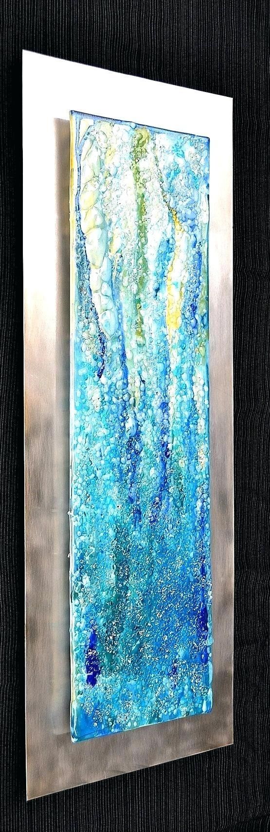 Wall Ideas : Turquoise Bloom Metal Wall Art Turquoise Metal Flower Inside Brown And Turquoise Wall Art (View 9 of 20)