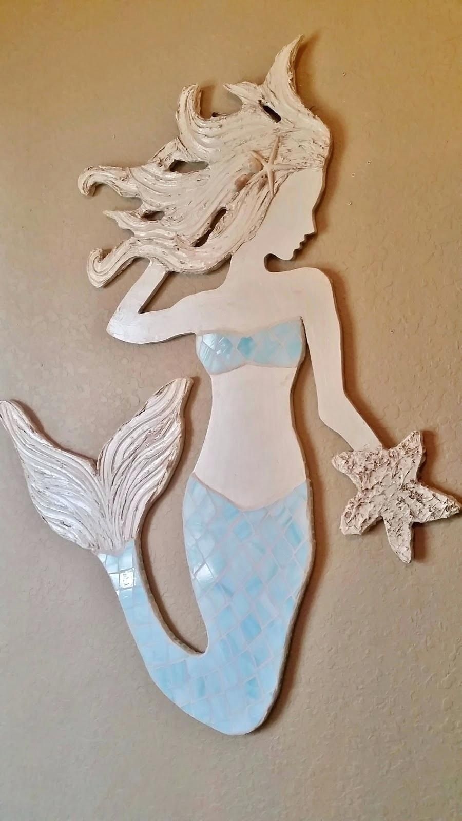 Wall Ideas: Wooden Mermaid Wall Decor (View 9 of 20)