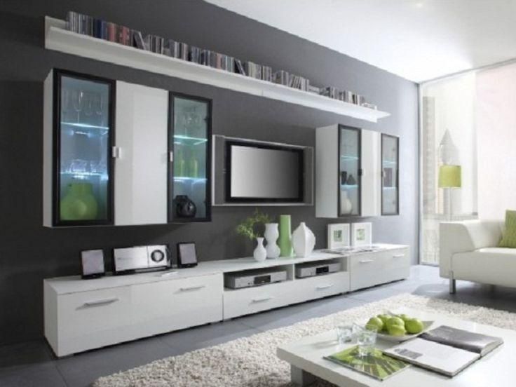 Wall Units. Outstanding Full Wall Tv Cabinets: Wonderful Full Wall Intended For Most Recently Released Modern Tv Stands With Mount (Photo 16 of 20)
