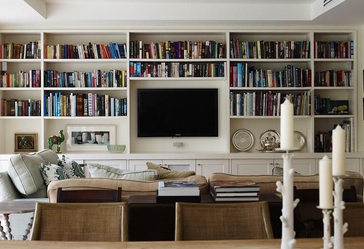 Wall Units. Stunning Built In Tv Bookcase: Built In Tv Bookcase With Most Current Bookshelf Tv Stands Combo (Photo 17 of 20)