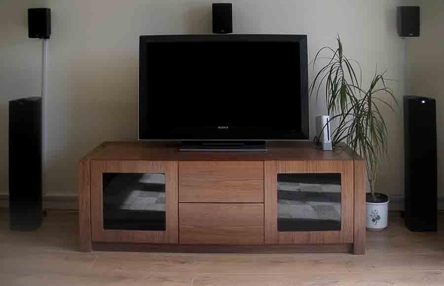 Walnut Av Furniture, Walnut Av Cabinets, Walnut Tv Stands, Walnut Pertaining To Latest Walnut Tv Cabinets With Doors (Photo 3348 of 7825)
