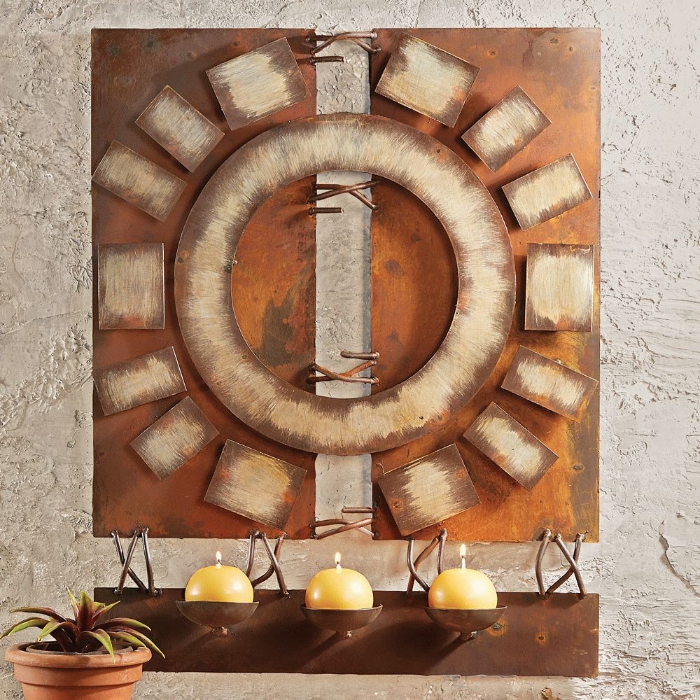 Western Candle Holders At Lone Star Western Decor With Metal Wall Art With Candles (Photo 12 of 20)