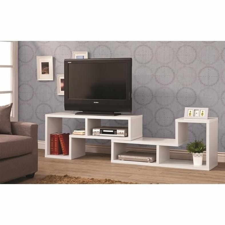 White Wood Tv Stand – Steal A Sofa Furniture Outlet Los Angeles Ca Inside Current Wooden Tv Cabinets (Photo 5614 of 7825)