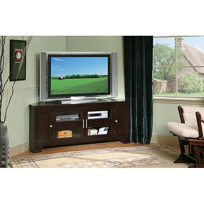 William's Home Furnishing 60 Inch Corner Tv Stand – Free Shipping Regarding Most Recent Corner 60 Inch Tv Stands (Photo 5222 of 7825)