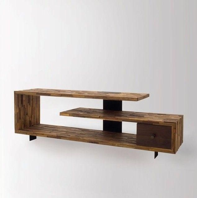 Wooden Tv Stand Made Using Hard Wood With Regard To Most Up To Date Wooden Tv Stands (View 1 of 20)