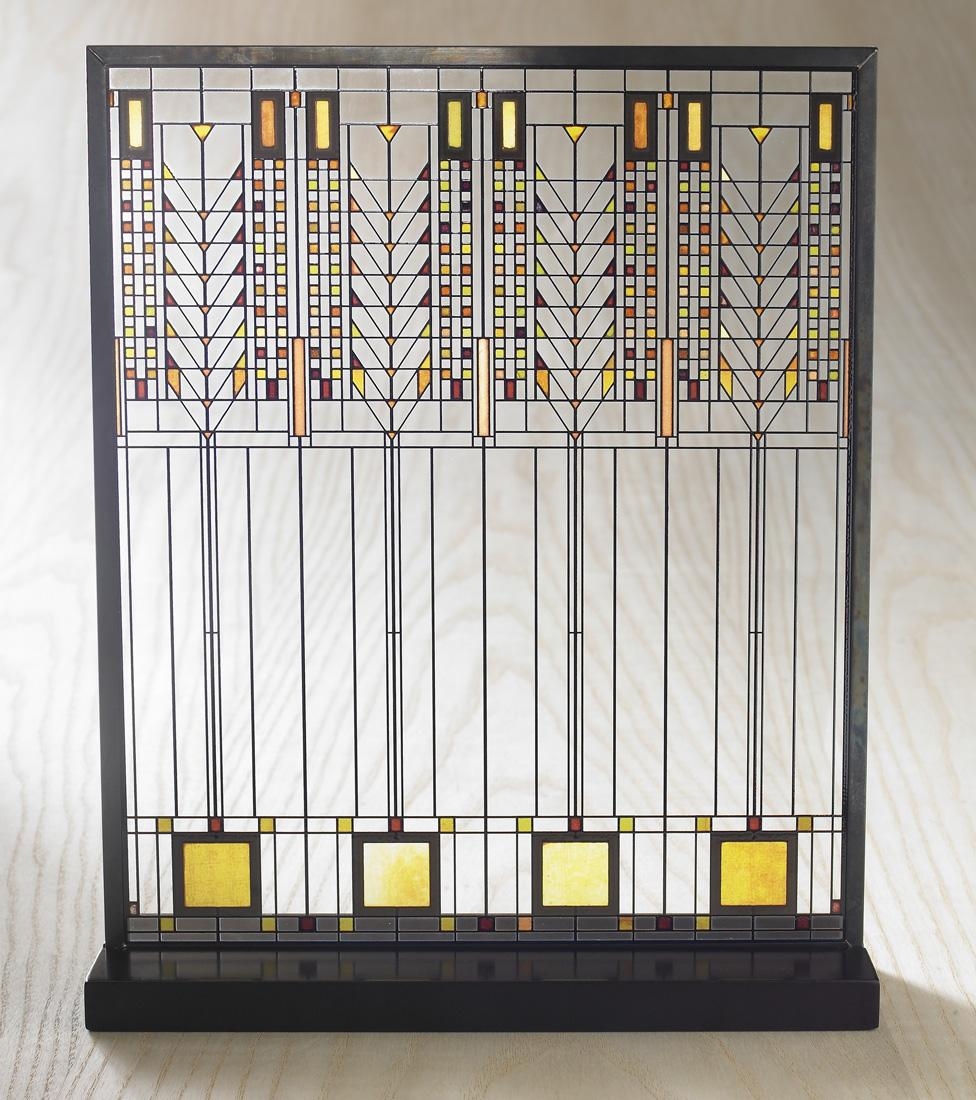 Wright Tree Of Life Glass Panel – The Museum Shop Of The Art With Regard To Frank Lloyd Wright Wall Art (Photo 1 of 20)