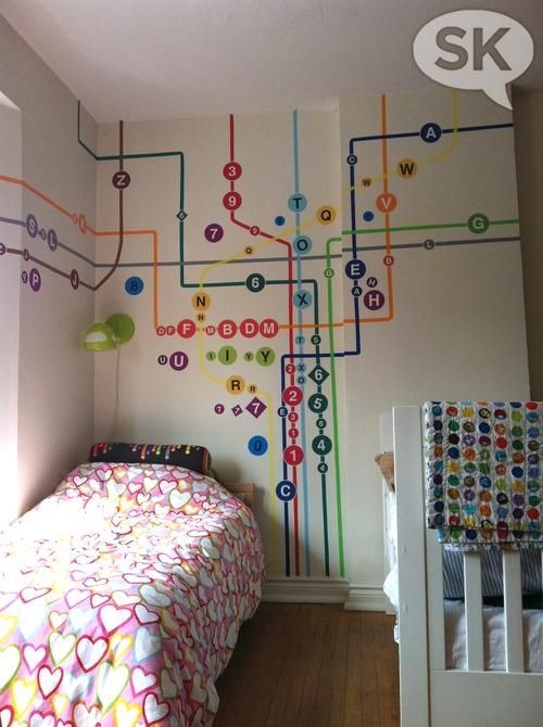 13 Best I Love Art! Images On Pinterest | Abstract Art, Abstract Pertaining To Subway Map Wall Art (View 4 of 20)
