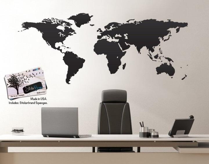 Featured Photo of 20 Best Ideas Cool Map Wall Art